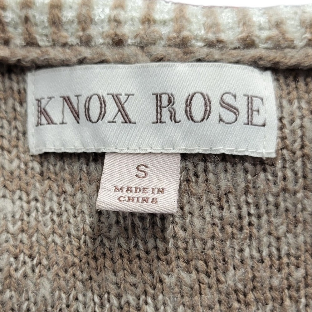 Knox Rose Variegated Fringe Shawl Collar Long sleeve Sweater Tunic J459
Size Sm - Picture 8 of 10